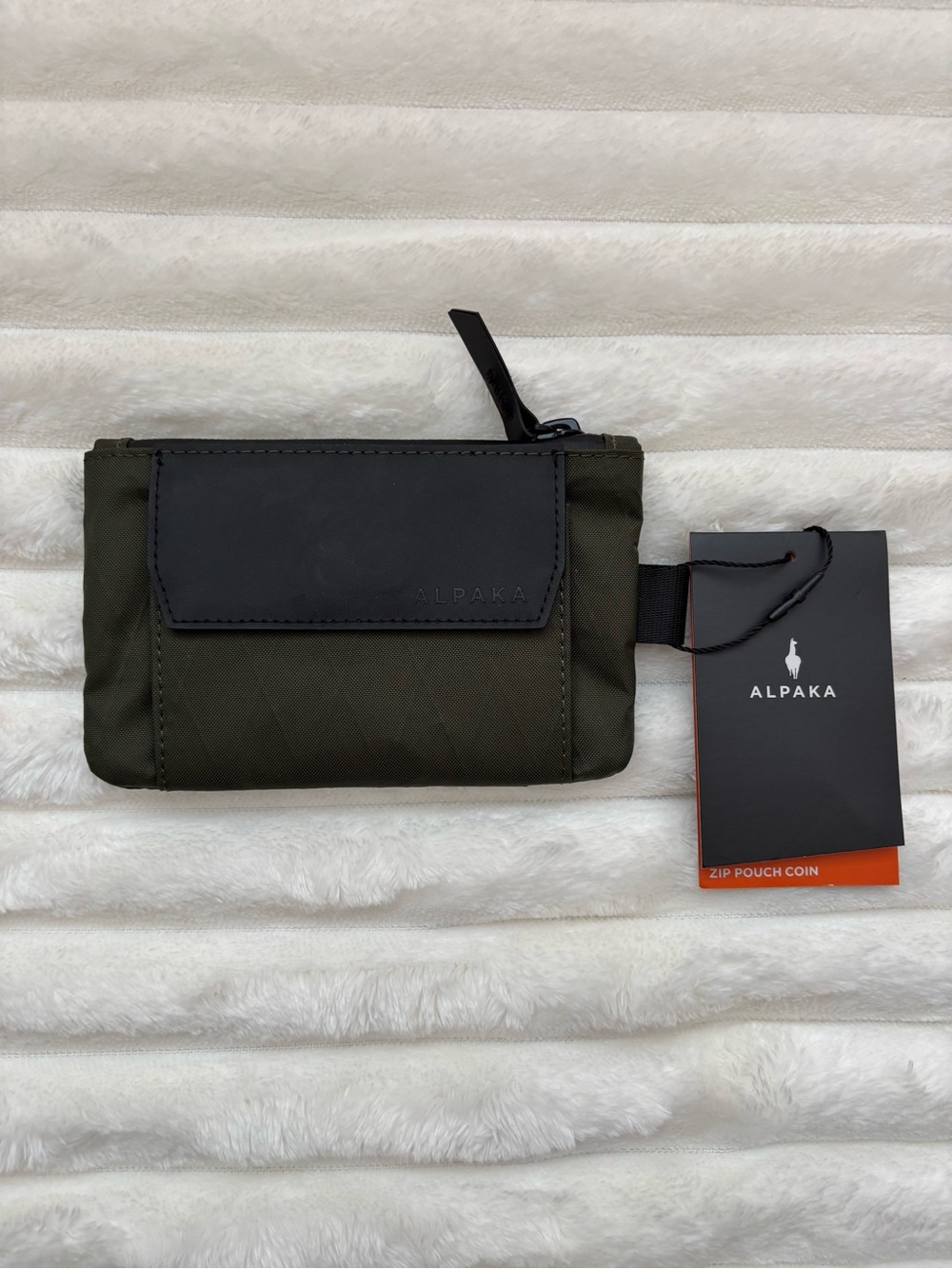 Alpaka Zip Pouch Coin - Green